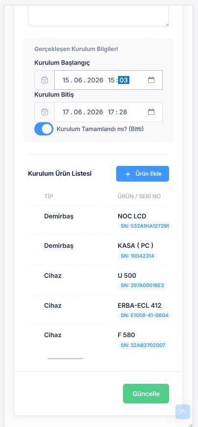 Kurulum Ekranı